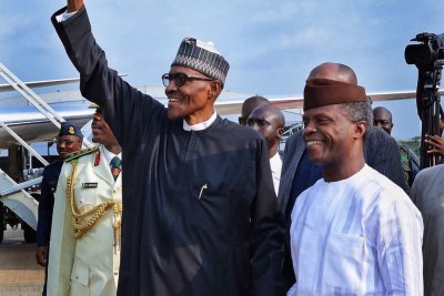 President Muhammadu Buhari and Vice President Yemi Osinbajo.