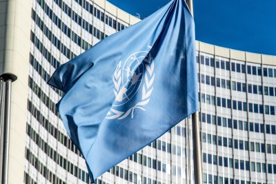 United Nations, UN.