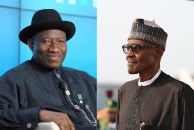 Goodluck Jonathan VS President Muhammadu Buhari.