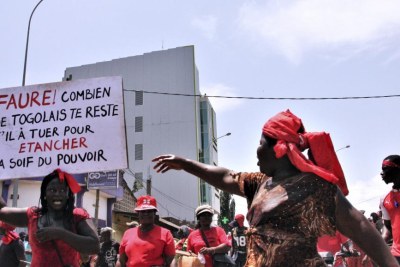 Manifestation au Togo