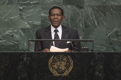 Teodoro Obiang Nguema Mbasogo of Equatorial Guinea (file photo).