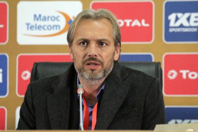 Uganda Cranes coach Sébastien Desabre.