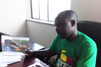 Former Zanu-PF Youth League National Political Commissar Godfrey Tsenengamu (file photo).