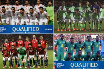 Tunisia, Nigeria, Egypt and Senegal national teams.