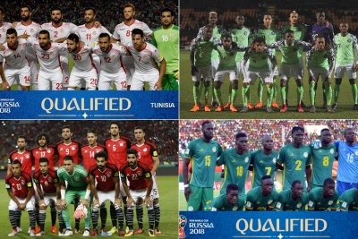 Les équipes nationales de Tunisie, Nigeria, Égypte, le Maroc et Sénégal ont représenté l'Afrique au Mondial 2018.