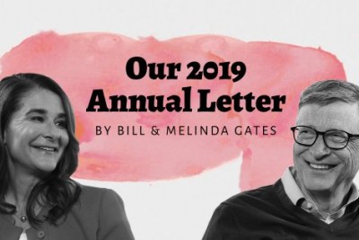 The Twitter image associated with the annual open letter by Bill and Melinda Gates.