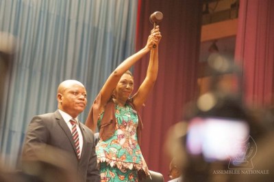 Jeanine Mabunda, députée du parti de l’ancien président RDC Joseph Kabila, a été élue présidente de l’Assemblée nationale.