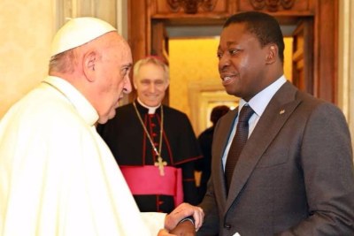 François reçoit le président togolais