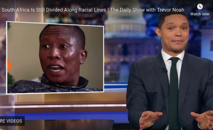 South Africa Trevor Noah Under Fire For His Comments On Julius Malema Allafrica Com