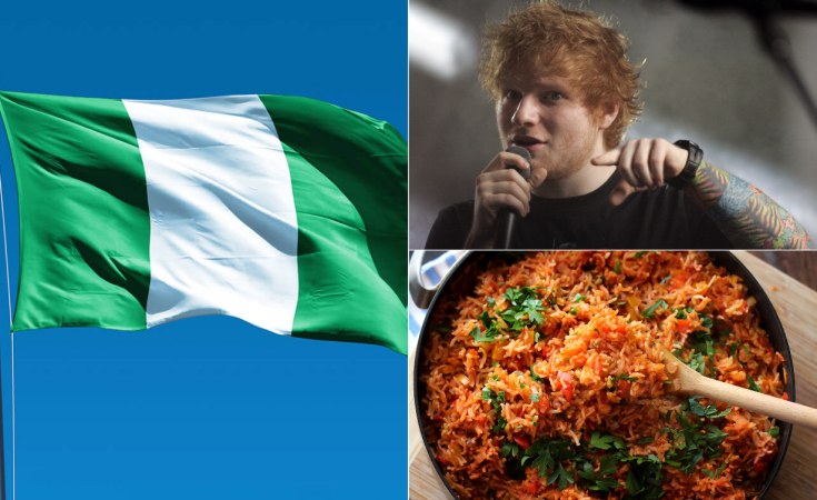 Nigeria Ed Sheeran Plans Jollof Rice Adventure Allafrica Com