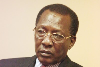 The government of President Idriss Deby in Chad blocked citizens’ internet access for 16 months. Here. Deby attends the 6th World Water Forum in 2012.