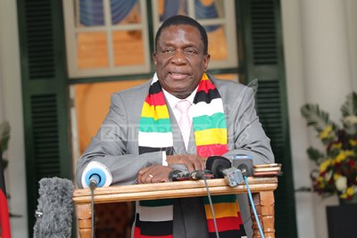 President Emmerson Mnangagwa delivers his State Of the Nation Address on March 17, 2020.