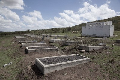 Many families living near the coal mine are still angry that family graves were desecrated and the skeletal remains buried in a cemetery and not at their homes as his custom.