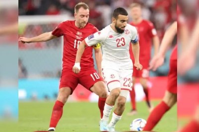 L'équipe de Tunie qui a tenu tête au Danemark lors de la Coupe du Monde Qatar 2022