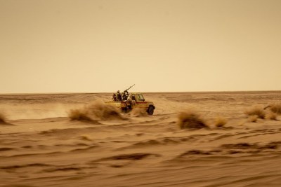 The Nigerien army patrols the Sahara desert targetting militant groups including ISIL and Boko Haram.
