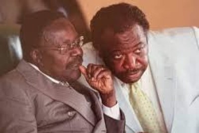 Ali et feu Omar Bongo Ondimba anciens présidents du Gabon