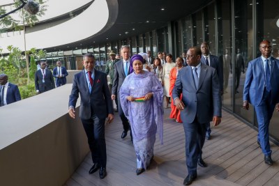 Le Président Macky Sall à l'inauguration de la Maison des Nations unies de Diamniadio