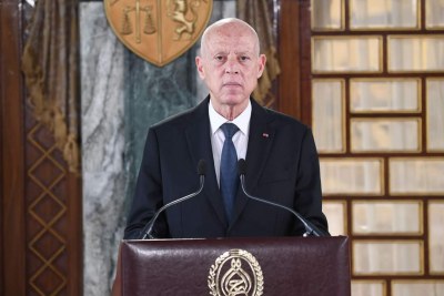 Tunisian President Kais Saied.