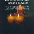 Notes and Documents of Free Persons of Color
